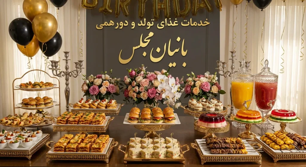 غذای تولد و دورهمی