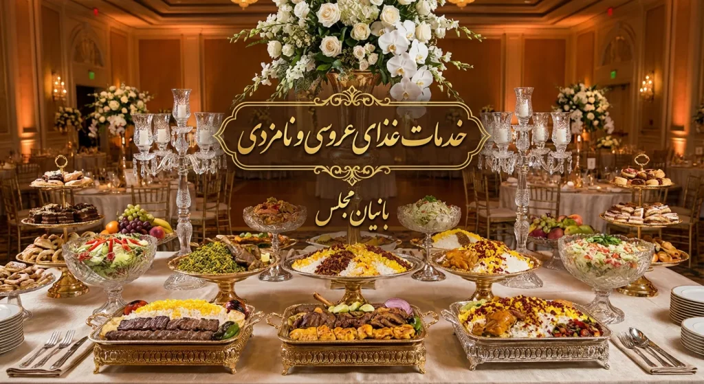 غذای عروسی و نامزدی